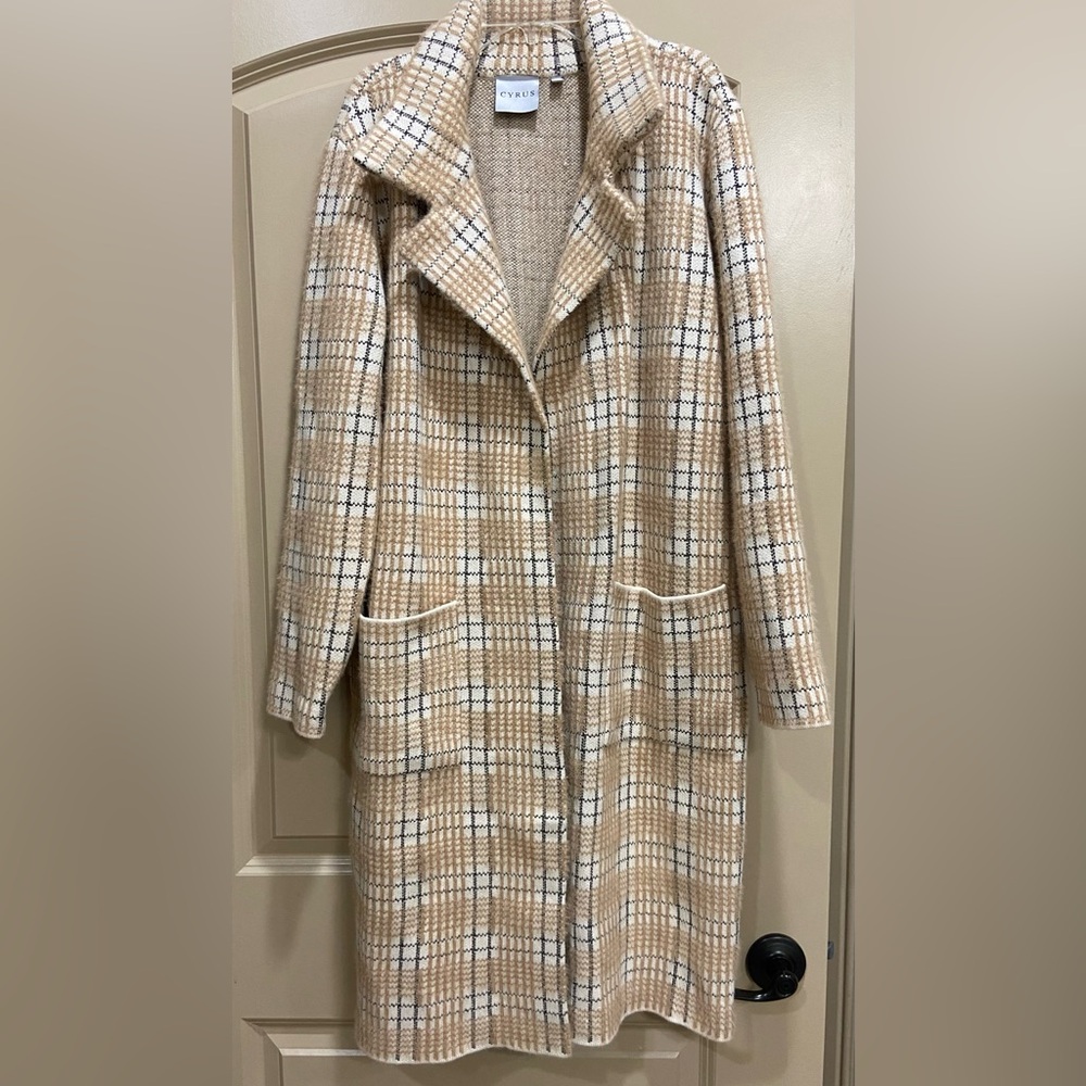 Cyrus plaid coat